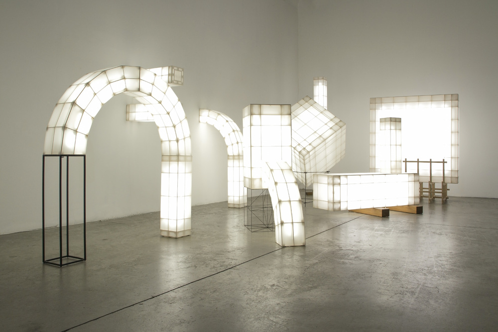Space frame autenticas esculturas luminosas