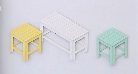 De-dimension, el mobiliario trampantojo plegable de Jongha Choi