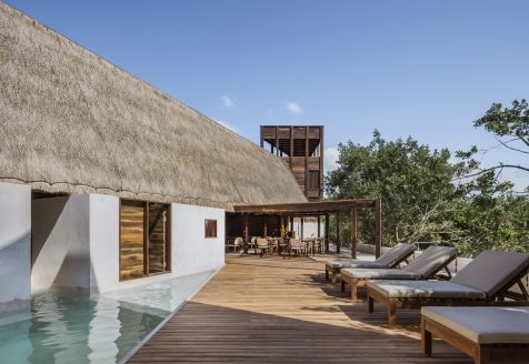 La arquitectura maya inspira el Hotel Punta Caliza en Yucatán